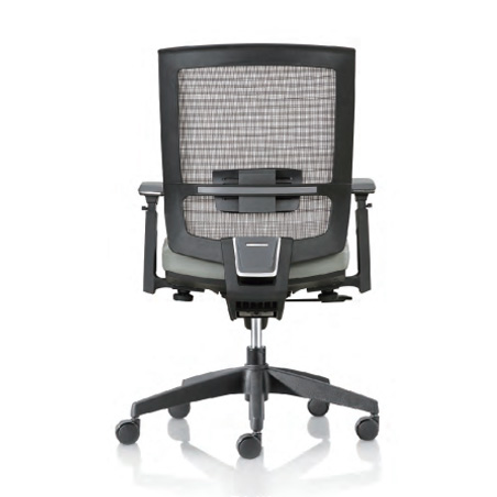 WM - T04 Mid-back Chair Back View