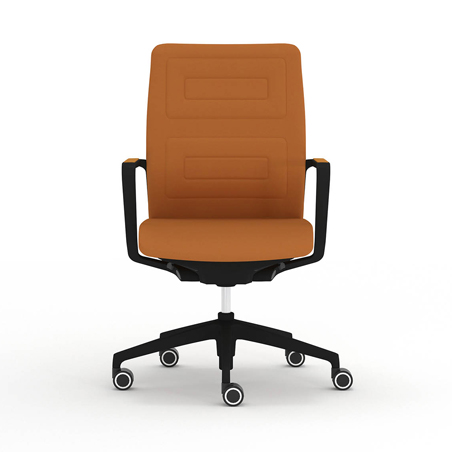 Front view of the Senator Qdos Mid Back Chair