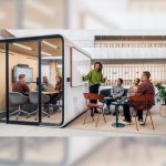 white framery six design with people
