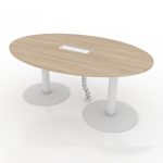 Oval Meeting Table