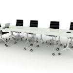 SS Folding Table - Cluster - Wellmax Perspective (Grey)