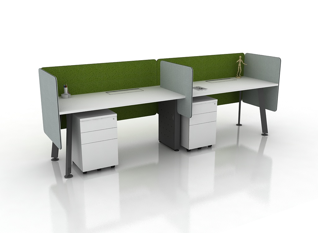 SQS Workstations - Green - Duo Workstation