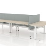 Executive Height Adjustable Table - Office Workpod Table - T Shape