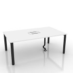SQS Meeting Table - Office Table Singapore - White