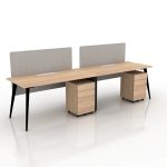 Kindle Workstations - Office Table Singapore - 2 Seater