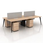 Kindle Workstations - Office Table Singapore - 2 Seater