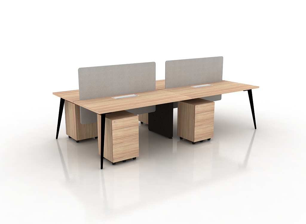 Kindle Workstations - Office Table Singapore - 2 Seater