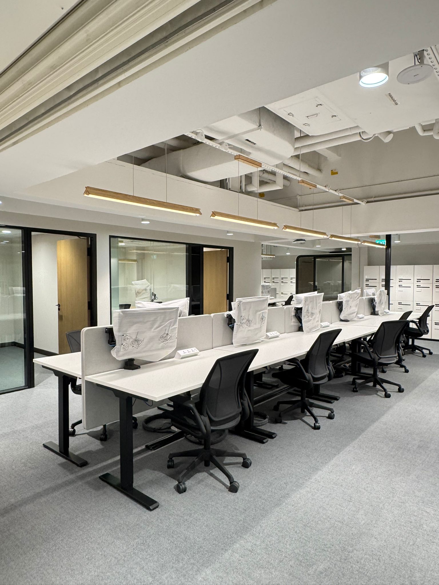 tapestry open office space